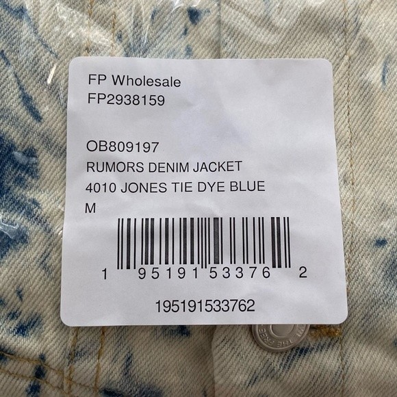 NWT!! Free People Denim Jacket - Picture 5 of 11